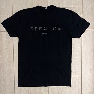 James Bond Spectre 007 Black Graphic T-Shirt | Next Level Apparel | M